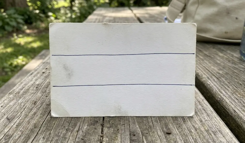 Image showing three line card
